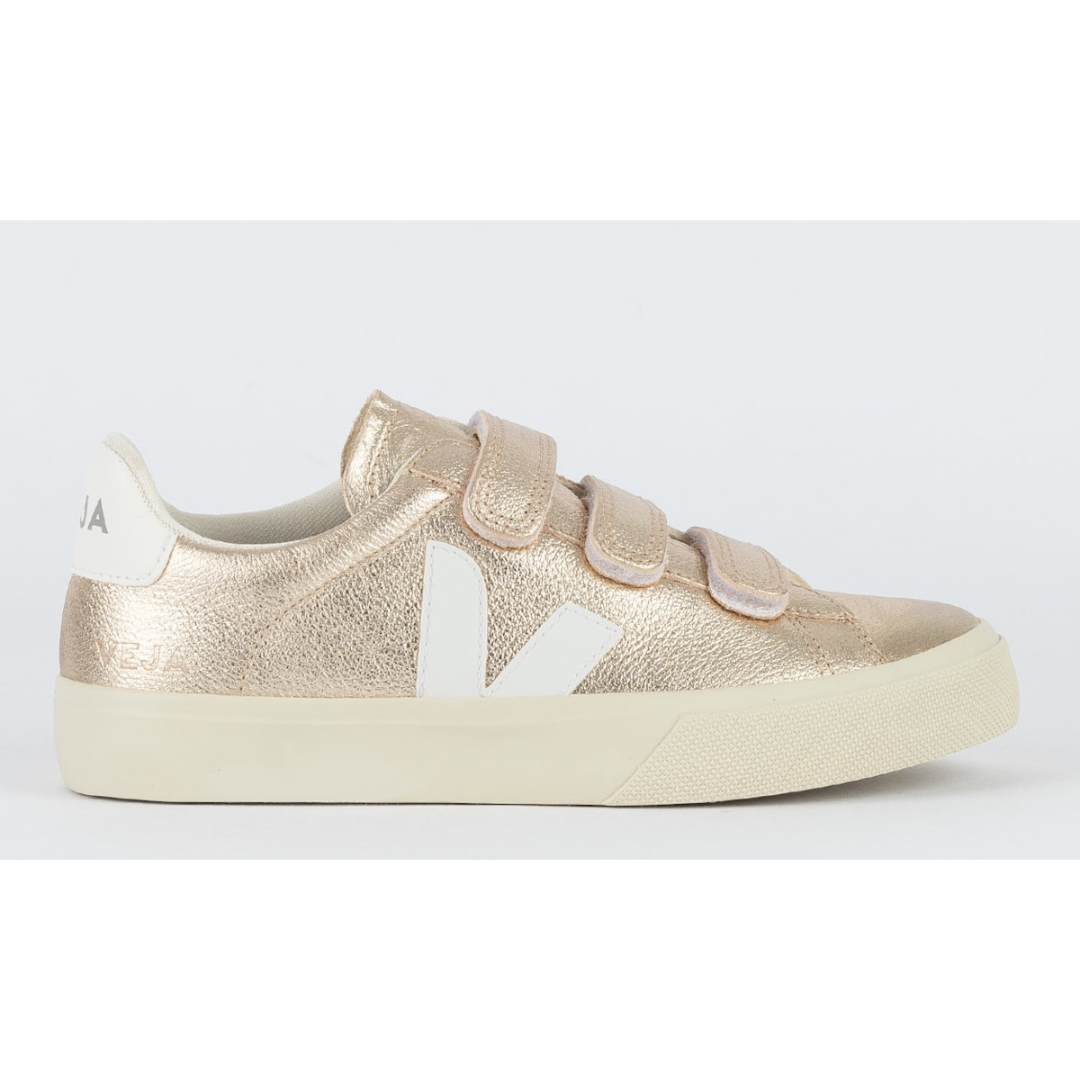 Vert Shoes Logo Chromefree Leather Platinum White